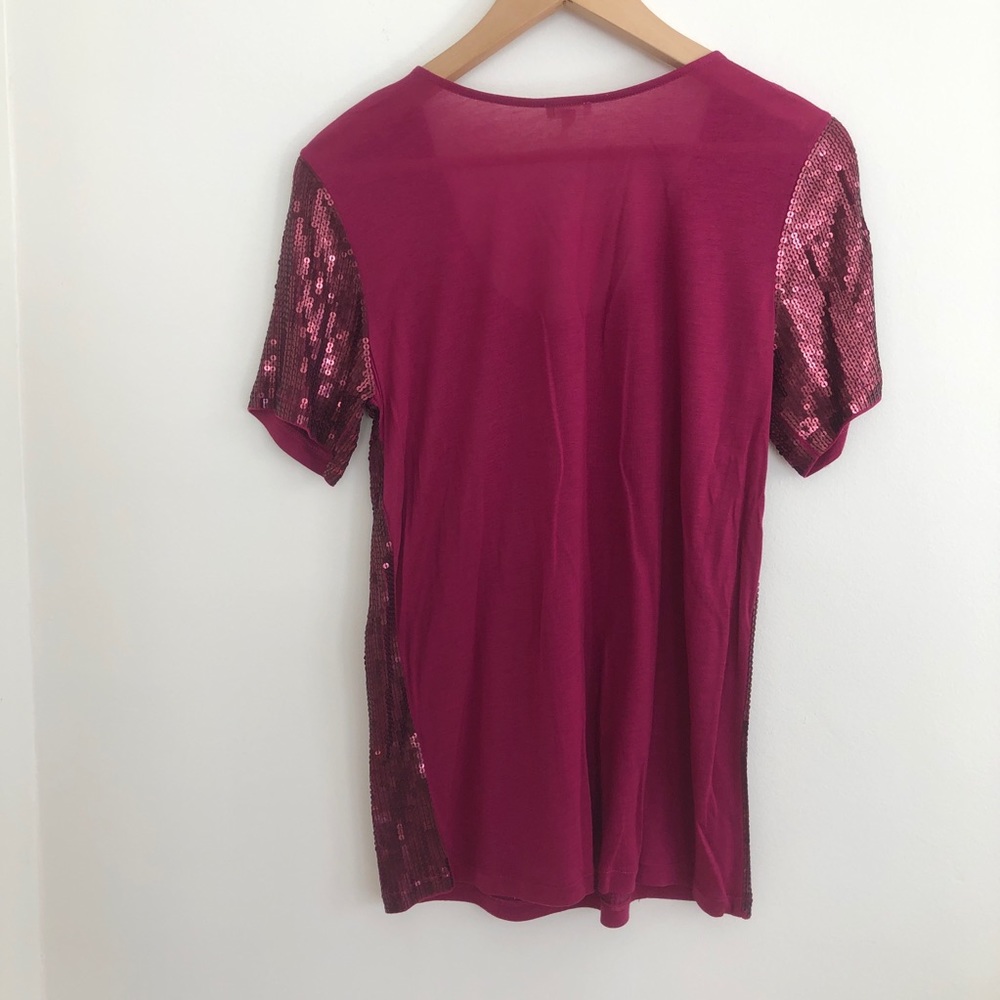 Pink sequin top | Flounce - Picture 6 of 6